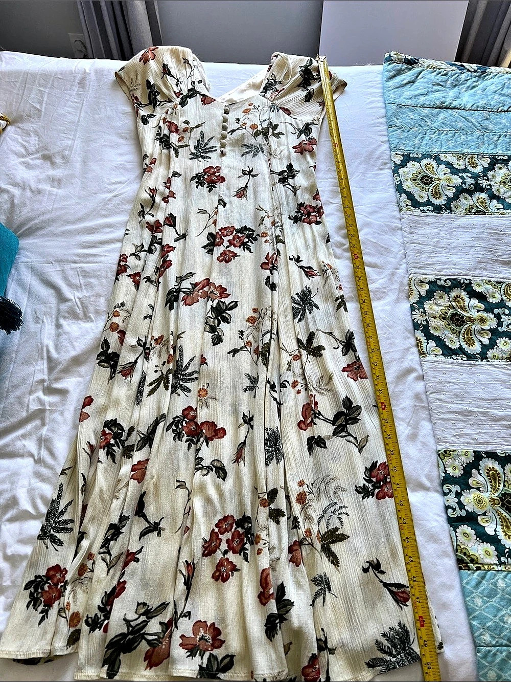STACCATO Floral Maxi Dress in Cream & Red
